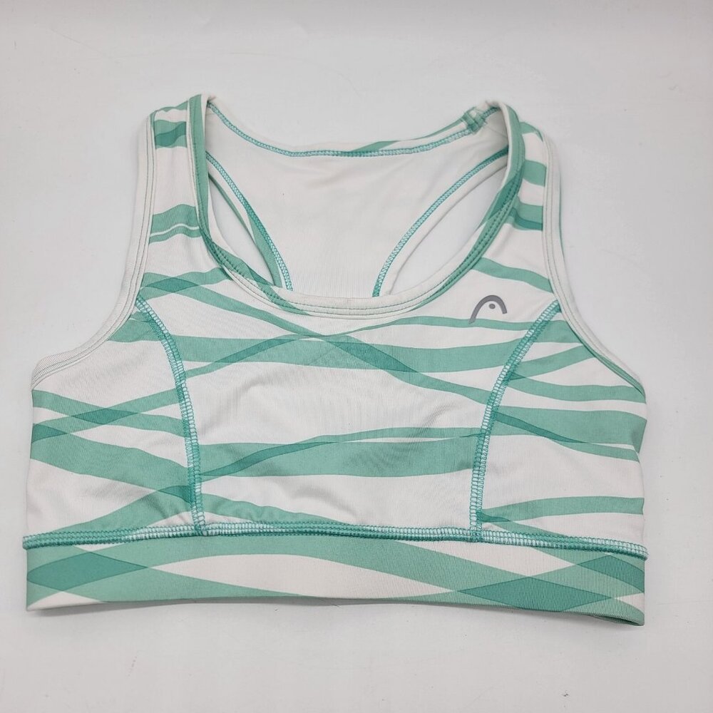 Head Sports Bra Mint White Size XS Sports‎ Bra Wireless Activewear Workout
